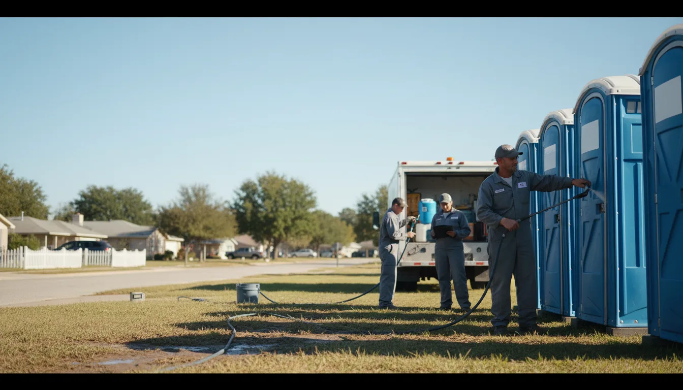 Long-Term Portable Toilet Rental in Sharon, GA near me